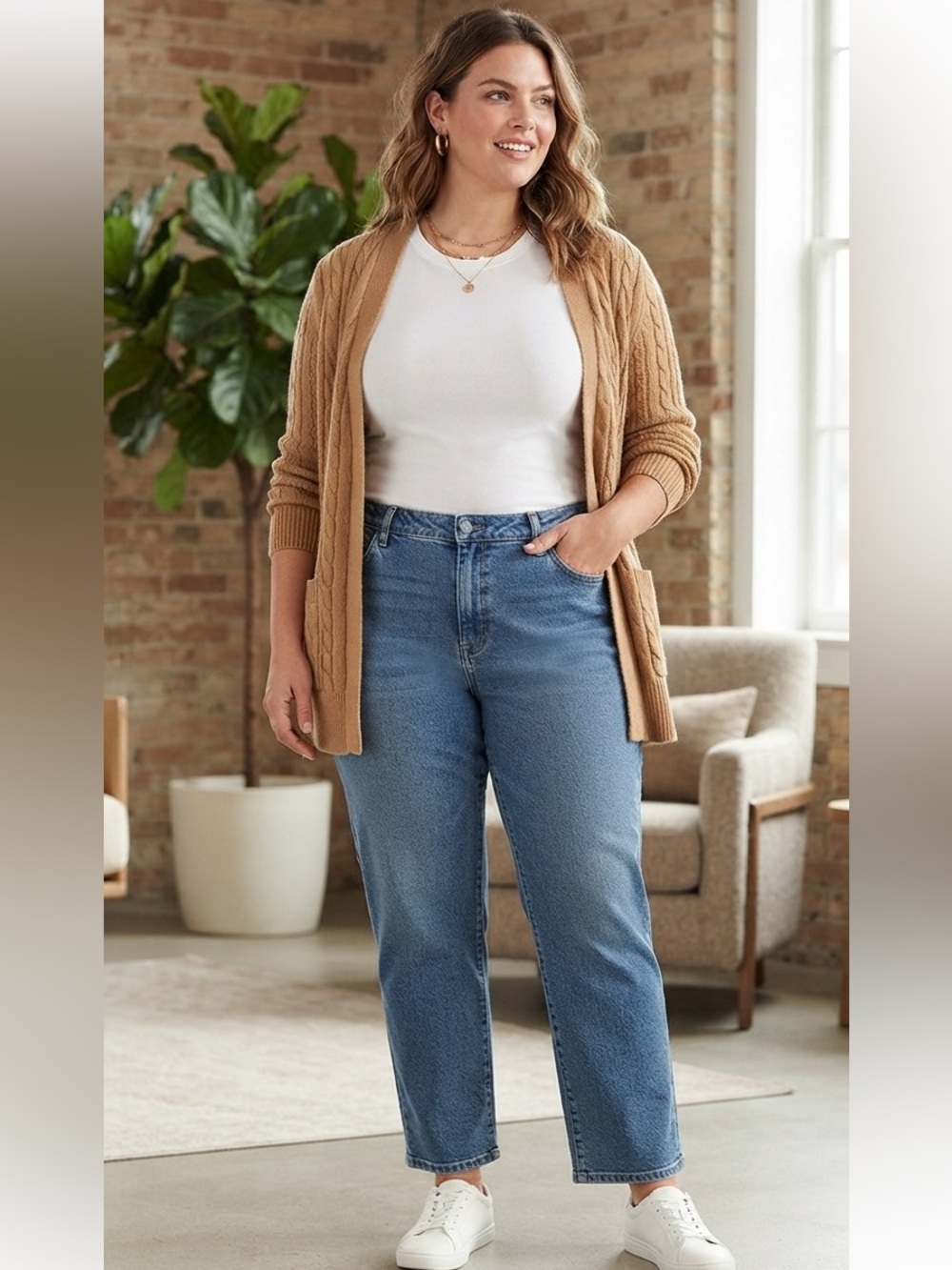 CJ Banks Light Blue Denim Jeans. Size 16W. EUC
